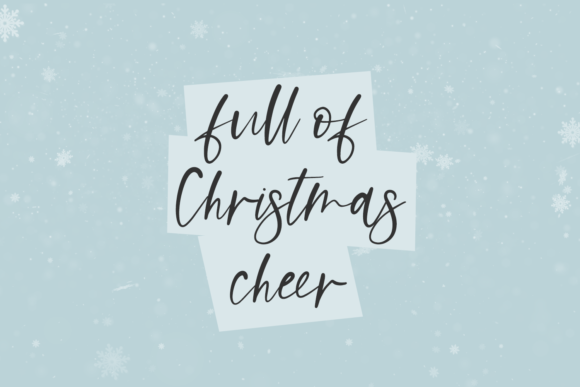 Farmhouse Nativity Font Poster 3