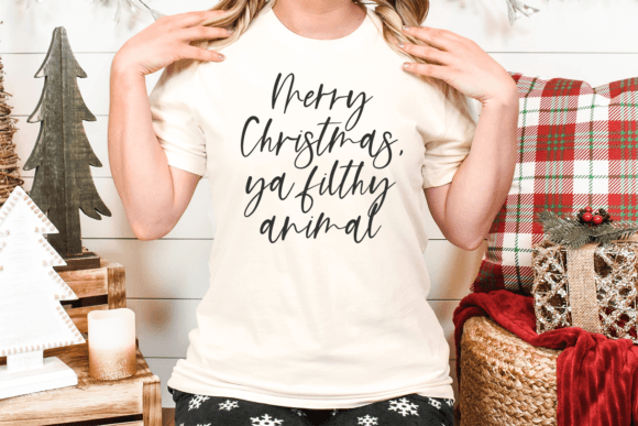 Farmhouse Nativity Font Poster 4