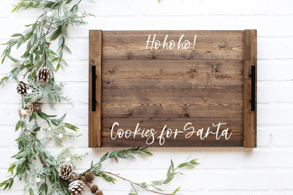 Farmhouse Nativity Font Poster 5