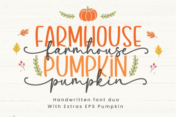 Farmhouse Pumpkin Font