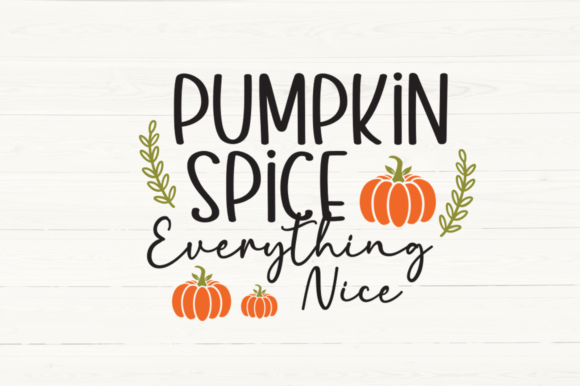 Farmhouse Pumpkin Font Poster 2