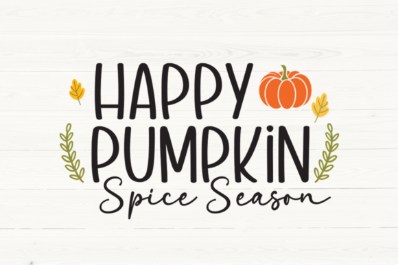 Farmhouse Pumpkin Font Poster 4