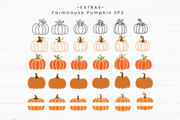 Farmhouse Pumpkin Font Poster 5
