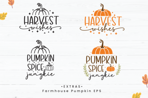 Farmhouse Pumpkin Font Poster 7