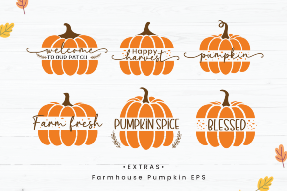 Farmhouse Pumpkin Font Poster 8