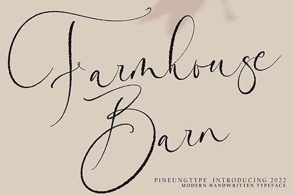 Farmhousebarn Font