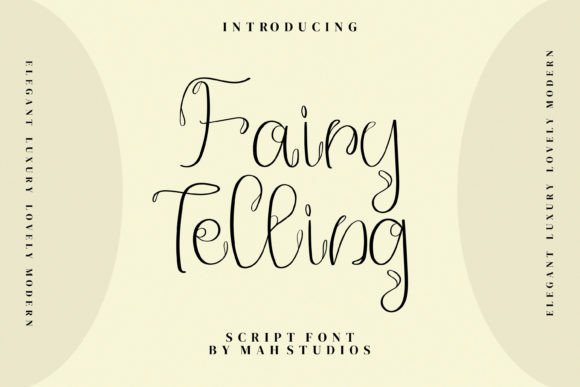 Fary Telling Font Poster 1