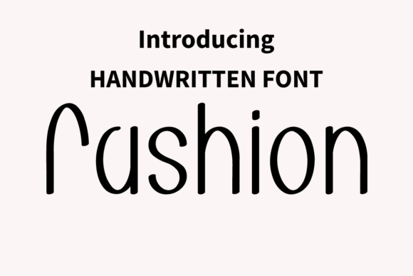 Fashion Font Poster 1