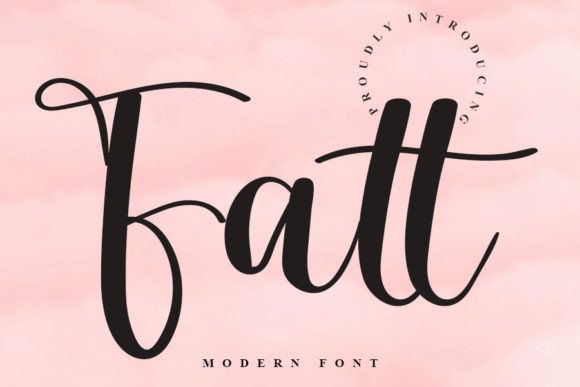 Fatt Font Poster 1