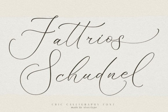 Fattrios Schudnel Font