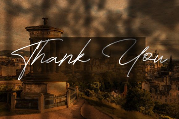 Fayetteville Signature Font Poster 11