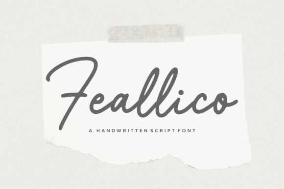 Feallico Font Poster 1