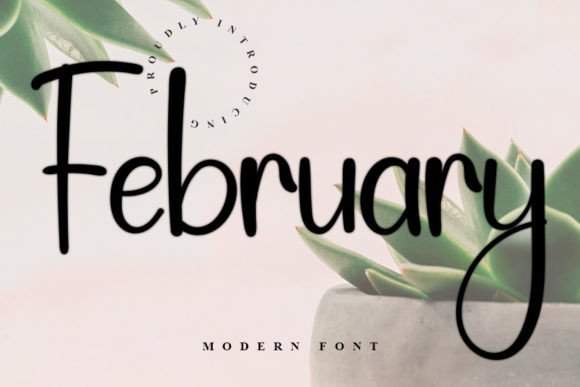 February Font Poster 1