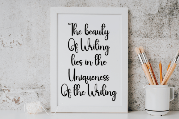 Feminine Font Poster 4
