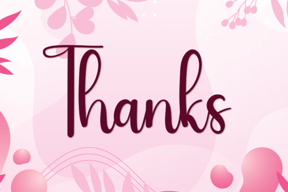 Feminine Font Poster 8