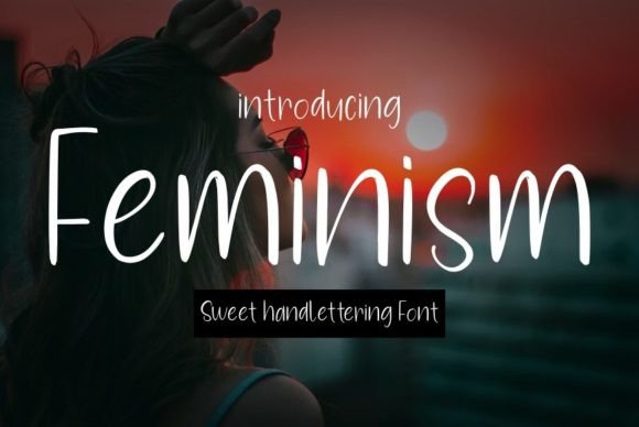 Feminism Font Poster 1