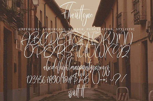 Fharrttyne Font Poster 10