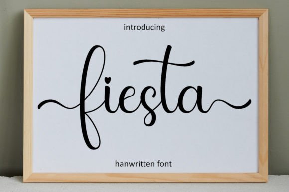 Fiesta Font Poster 1