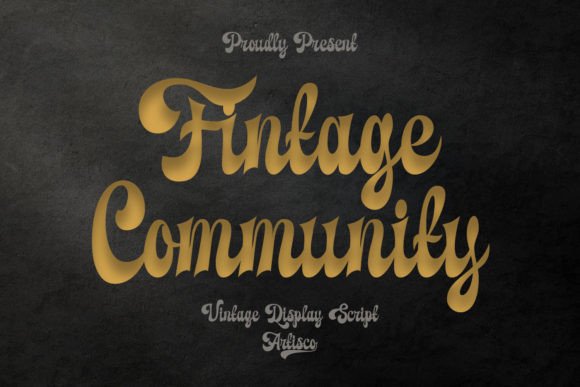 Fintage Community Font