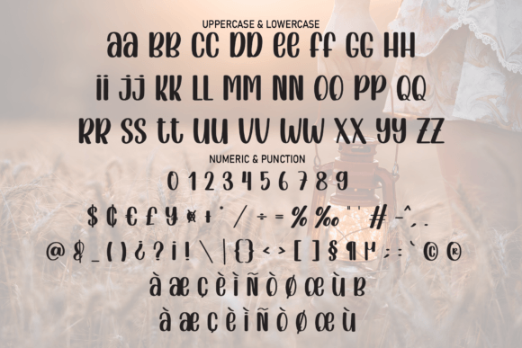 Fireflies Font Poster 7