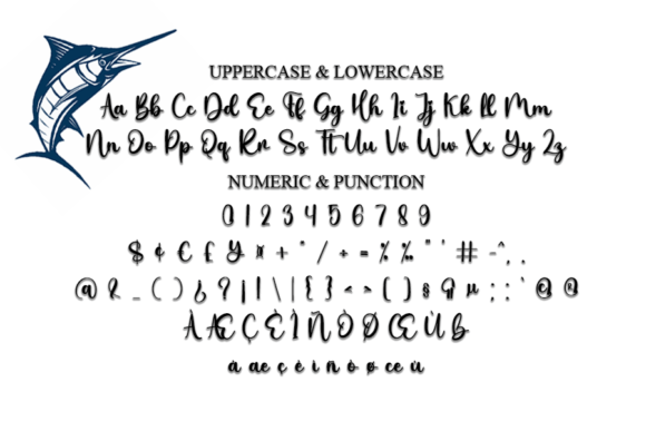Fish Font Poster 7