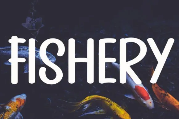 Fishery Font Fishery Font Poster 1