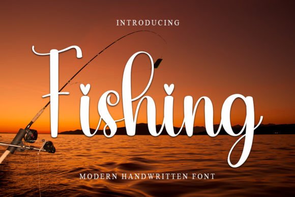 Fishing Font Poster 1