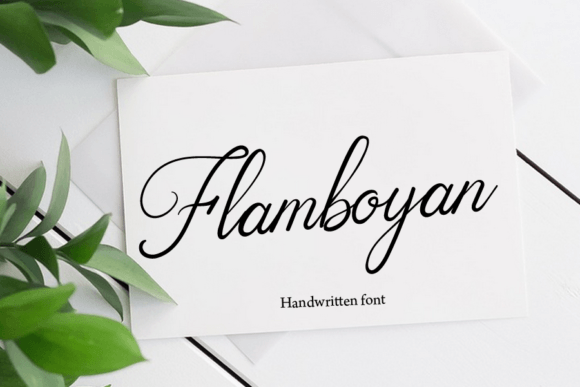 Flamboyan Font Poster 1