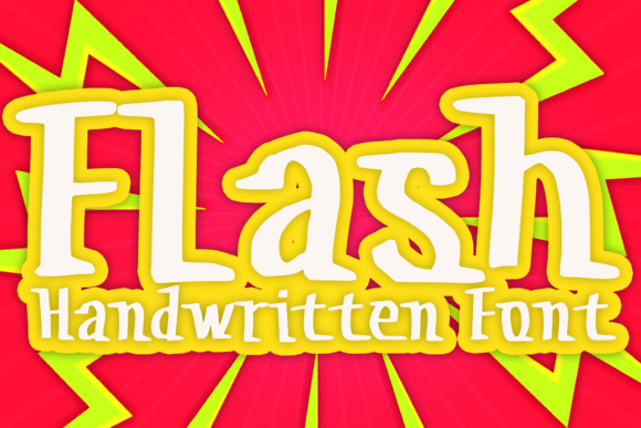 Flash Font Poster 1