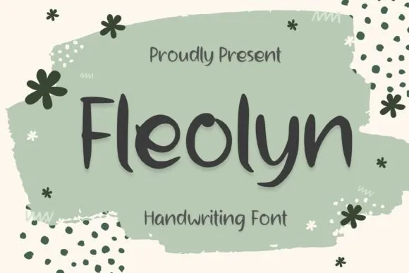 Fleolyn Font Fleolyn Font Poster 1