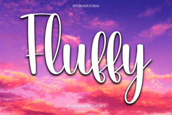 Fluffy Font Poster 1