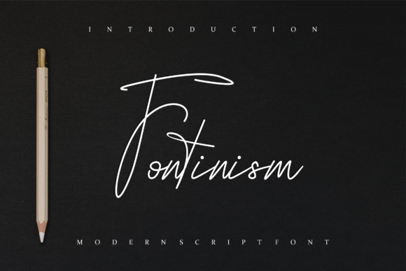 Fontinism Font Poster 1