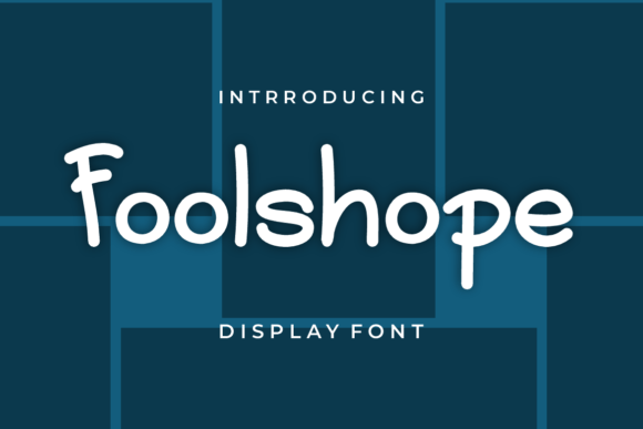 Foolshope Font Poster 1