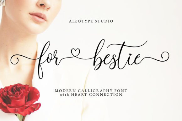 For Bestie Font Poster 1