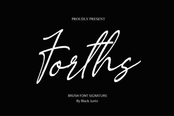 Forths Font Poster 1