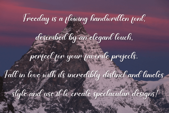 Freeday Font Poster 6