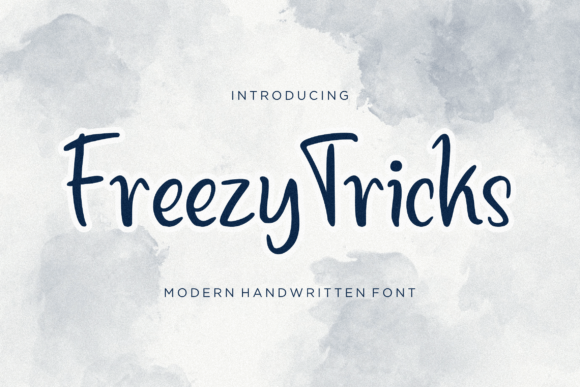 Freezy Tricks Font Poster 1