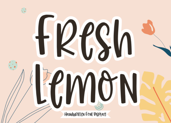 Fresh Lemon Font Poster 1