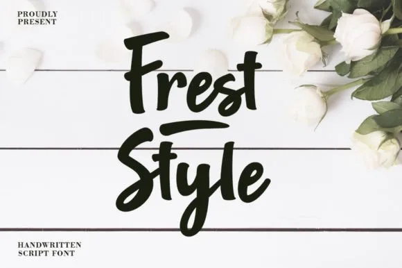 Frest Style Font Frest Style Font Poster 1