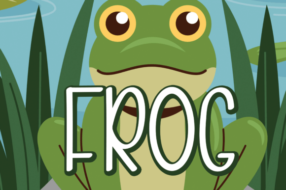 Frog Font Poster 1