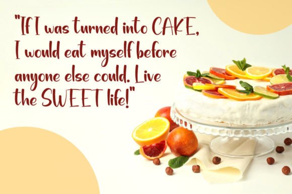 Fruit Cake Font Poster 2