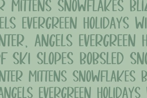 Fruitcake Font Poster 2