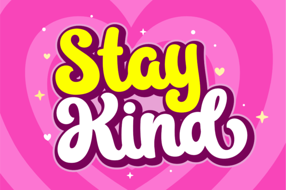 Funky Baby Font Poster 2