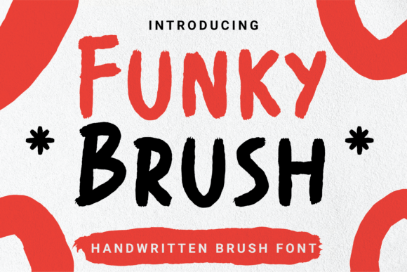 Funky Brush Font Poster 1
