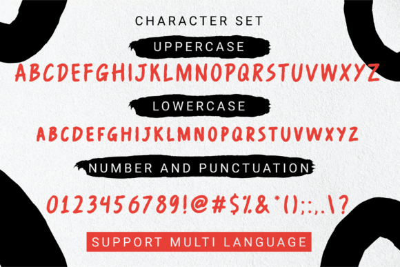 Funky Brush Font Poster 3