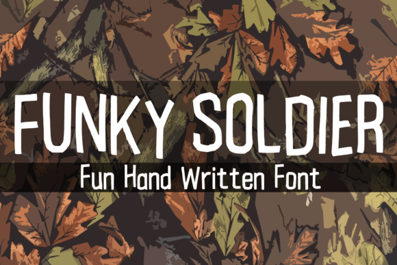 Funky Soldier Font Poster 1