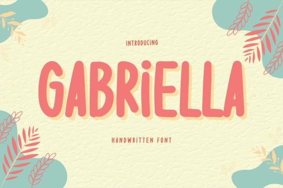 Gabriella Font Poster 1