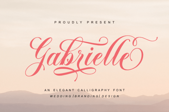 Gabrielle Font Poster 1