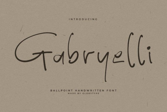 Gabryelli Font Poster 1