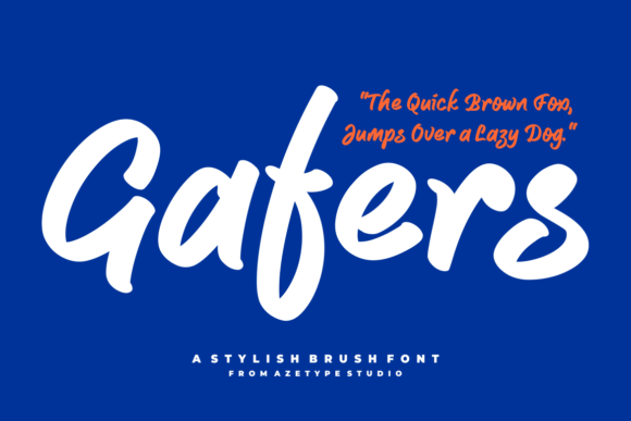 Gafers Font Poster 1